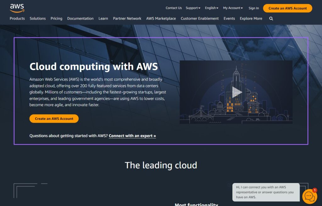 We use Amazon cloud computing web servers